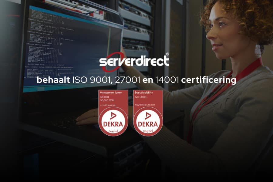ServerDirect Achieves ISO 9001, ISO 14001 and ISO 27001 Certification