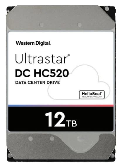 Western Digital 3.5in 26.1MM 12000GB 256MB 7200RPM SATA ULTRA 512E ISE HE12