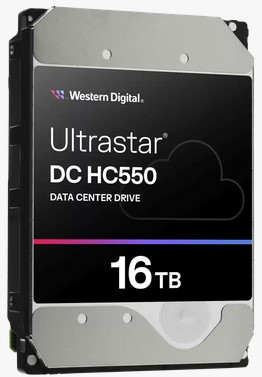 Western Digital ULTRASTAR DC HC550 3.5in 26.1MM 16000GB 512MB 7200RPM SAS ULTRA 512E SE P3 DC HC550