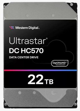 Western Digital HGST 3.5in 26.1MM 22000GB 512MB 7200RPM SATA ULTRA 512E SE NP3 DC HC570