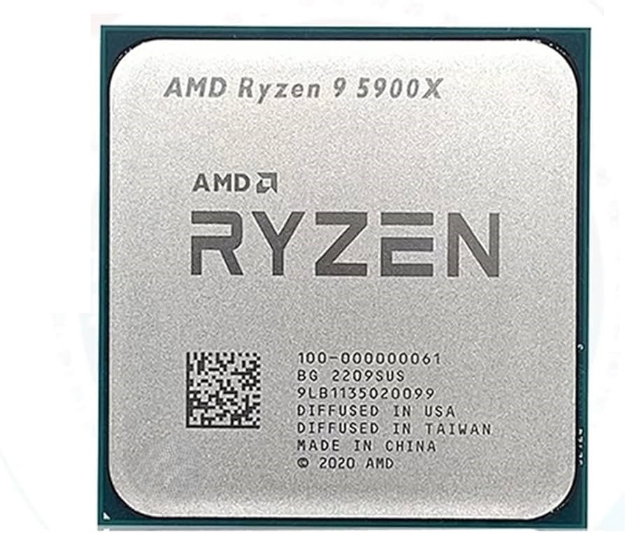 AMD Ryzen 9 5900X 3.70 GHz AM4 Tray 100-100000061