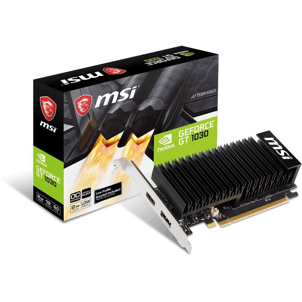 MSI GT1030 2GB MSI OC LP passiv DDR4