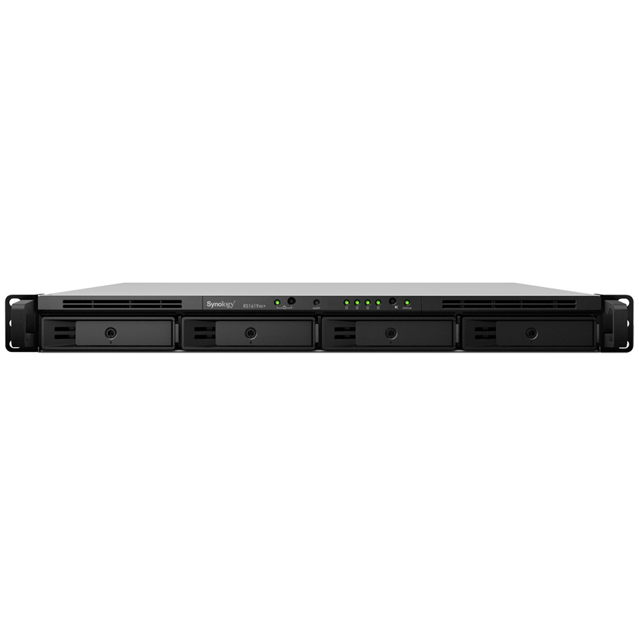 Synology Synology RackStation RS1619XS+ NAS & Speicherserver Eingebauter Ethernet-Anschluss Rack (1U) Schwarz