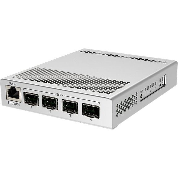 MikroTik 5P MikroTik CRS305-1G-4S+IN PoE 4xSFP+ 1x RJ45