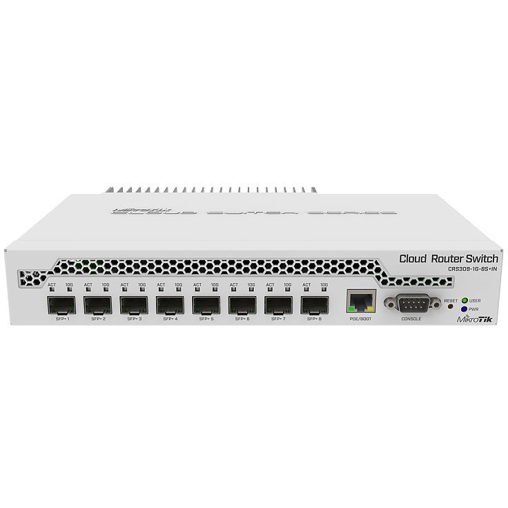 MikroTik 9P MikroTik CRS309-1G-8S+ SFP+ POE M RM