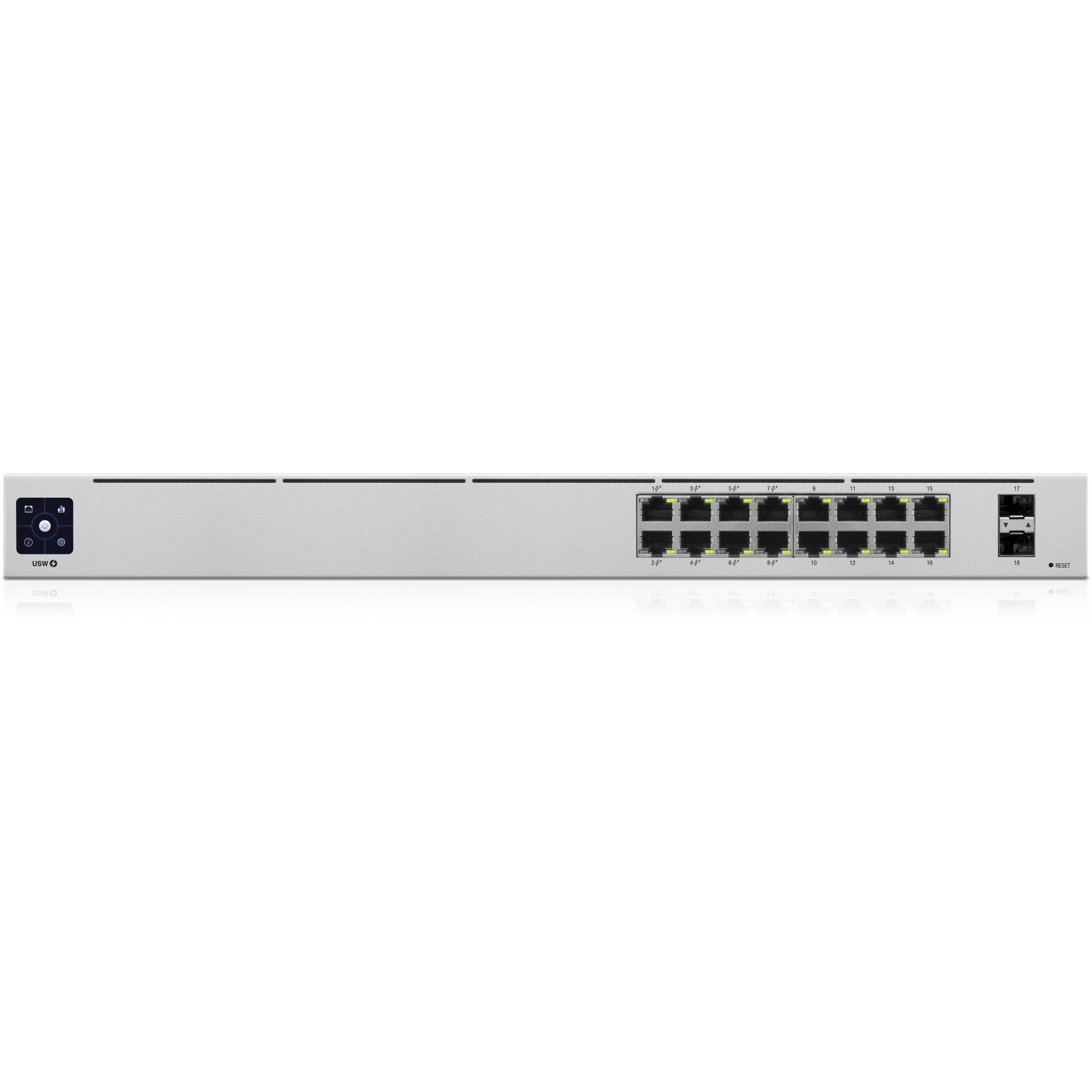 Ubiquiti 16+2P Ubiquiti UniFi USW-16-PoE 42W PoE+ M RM