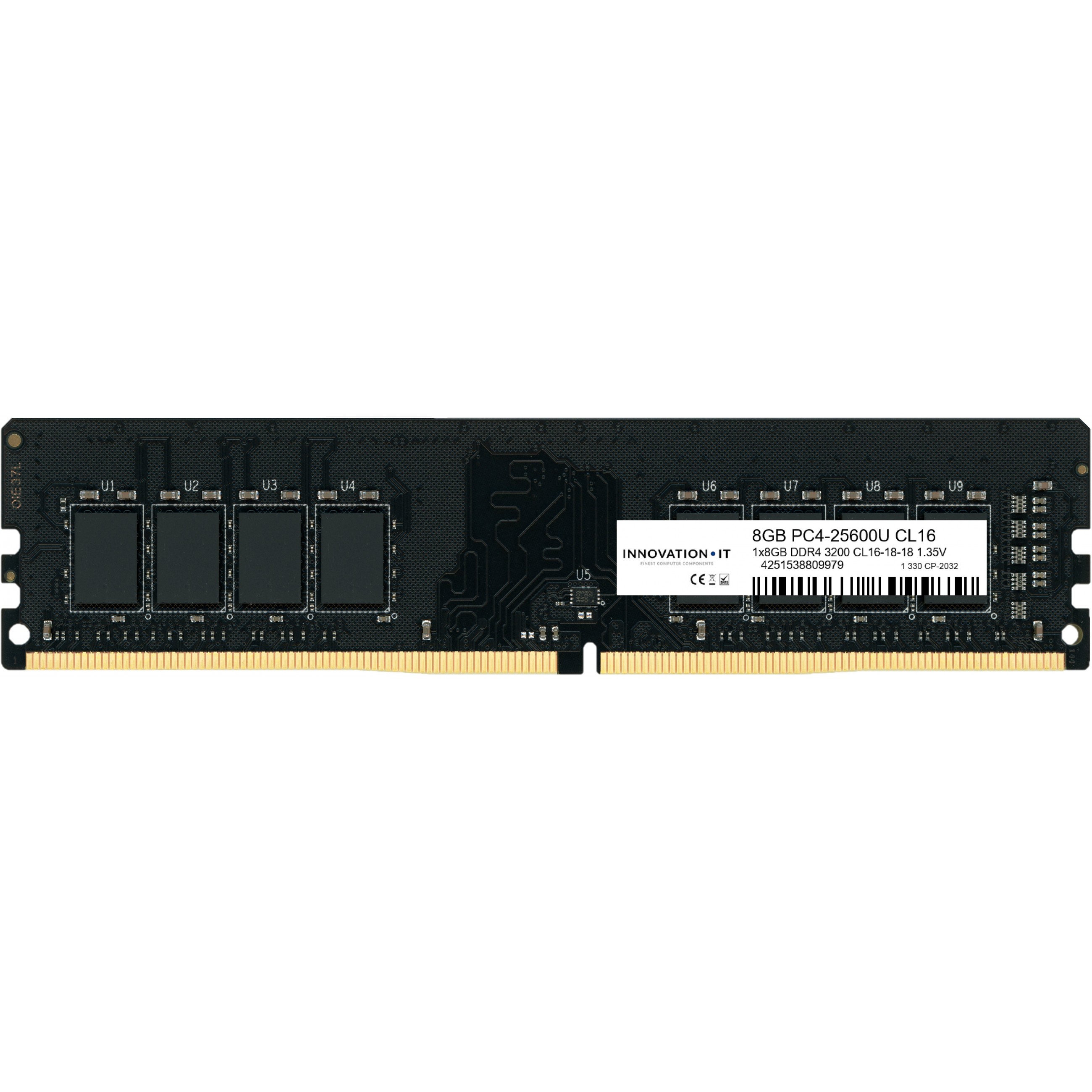 Innovation IT 3200 8GB Innovation IT CL16-18-18 1.35V LD 8-Chip