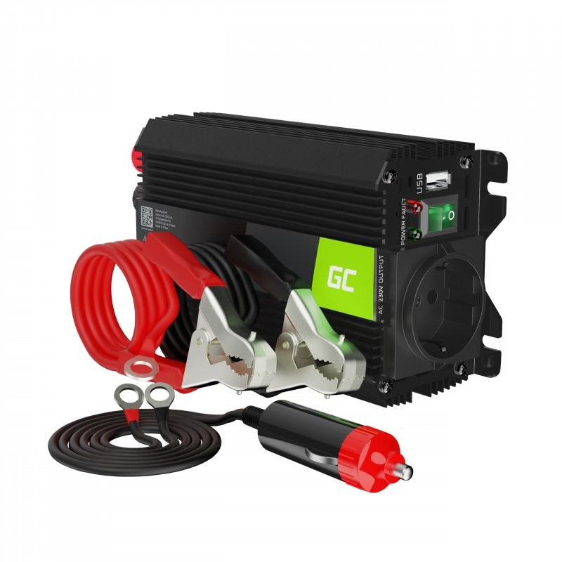 Green Cell Green Cell KFZ Spannungswandler Power Inverter 12V > 230V 300W/600W