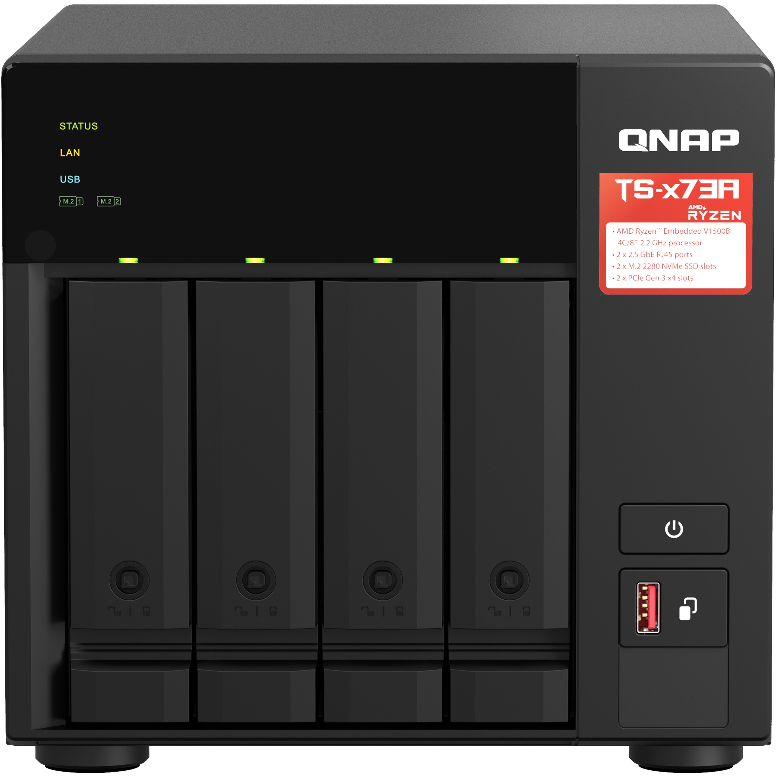 QNAP QNAP TS-473A - NAS-Server