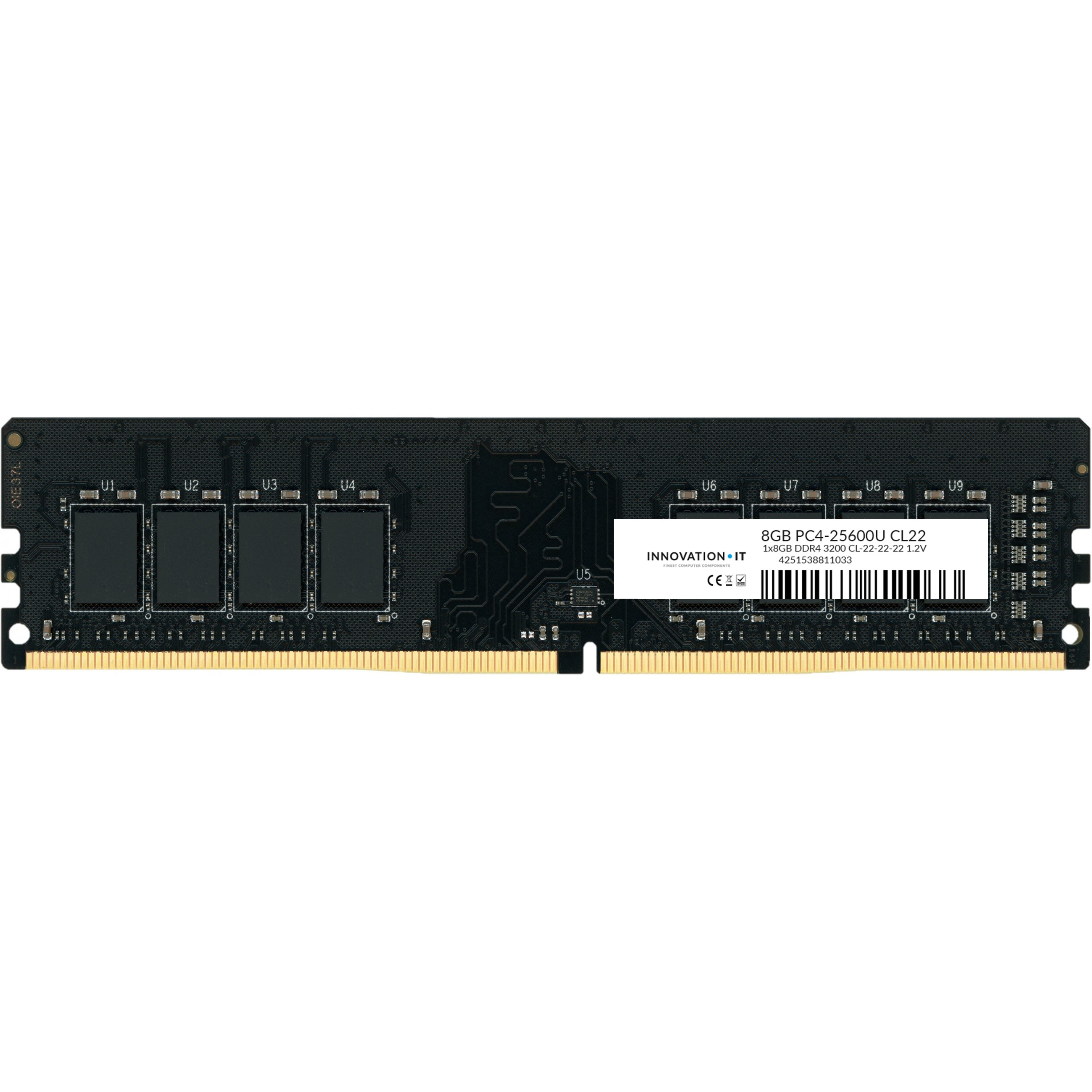 Innovation IT 3200 8GB Innovation IT CL22-22-22 1.2V LD 8-Chip