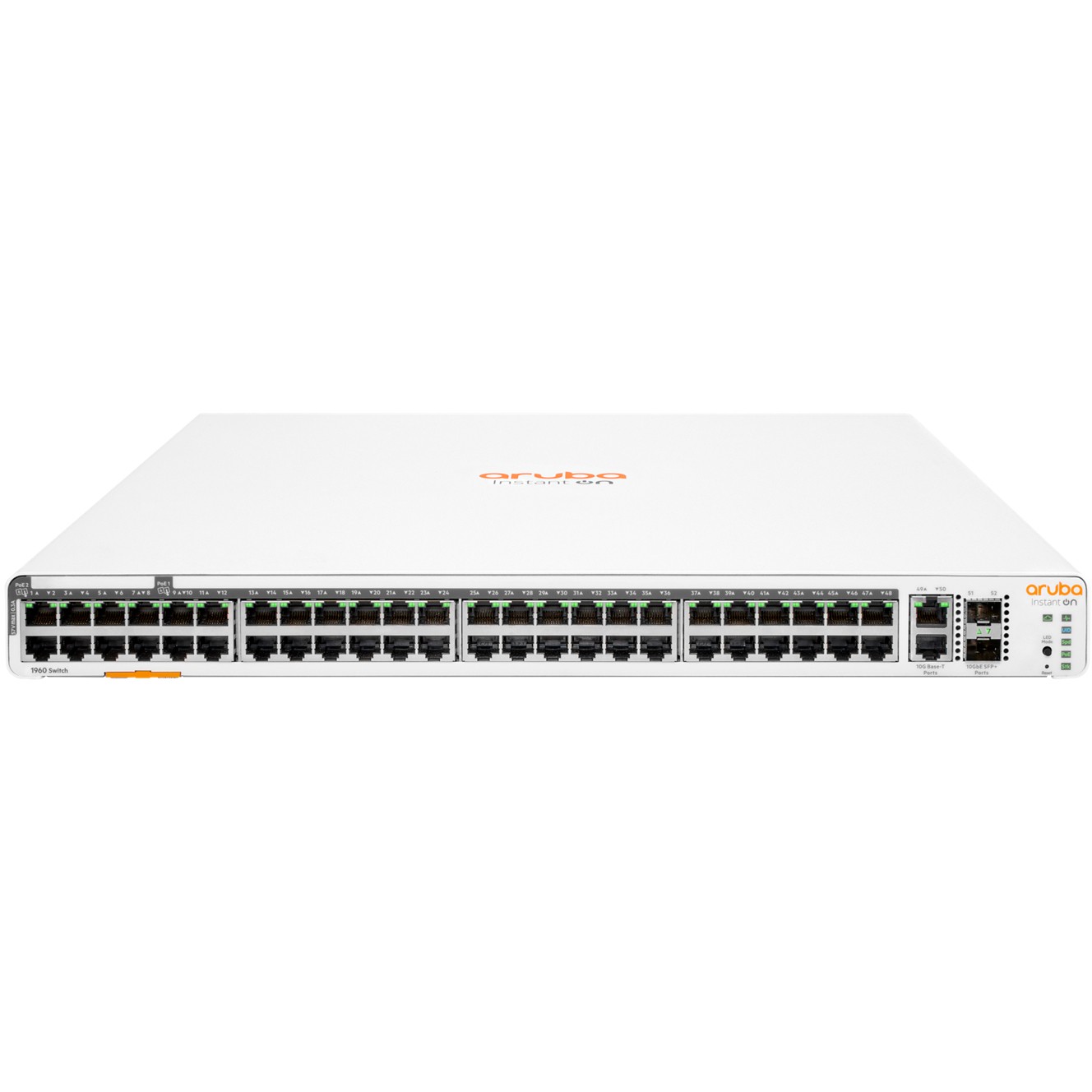 HPE 48+4P HP Enterprise Aruba Instant On 1960 RM M 48G 2SFP+ 2XGT PoE (600W) Switch