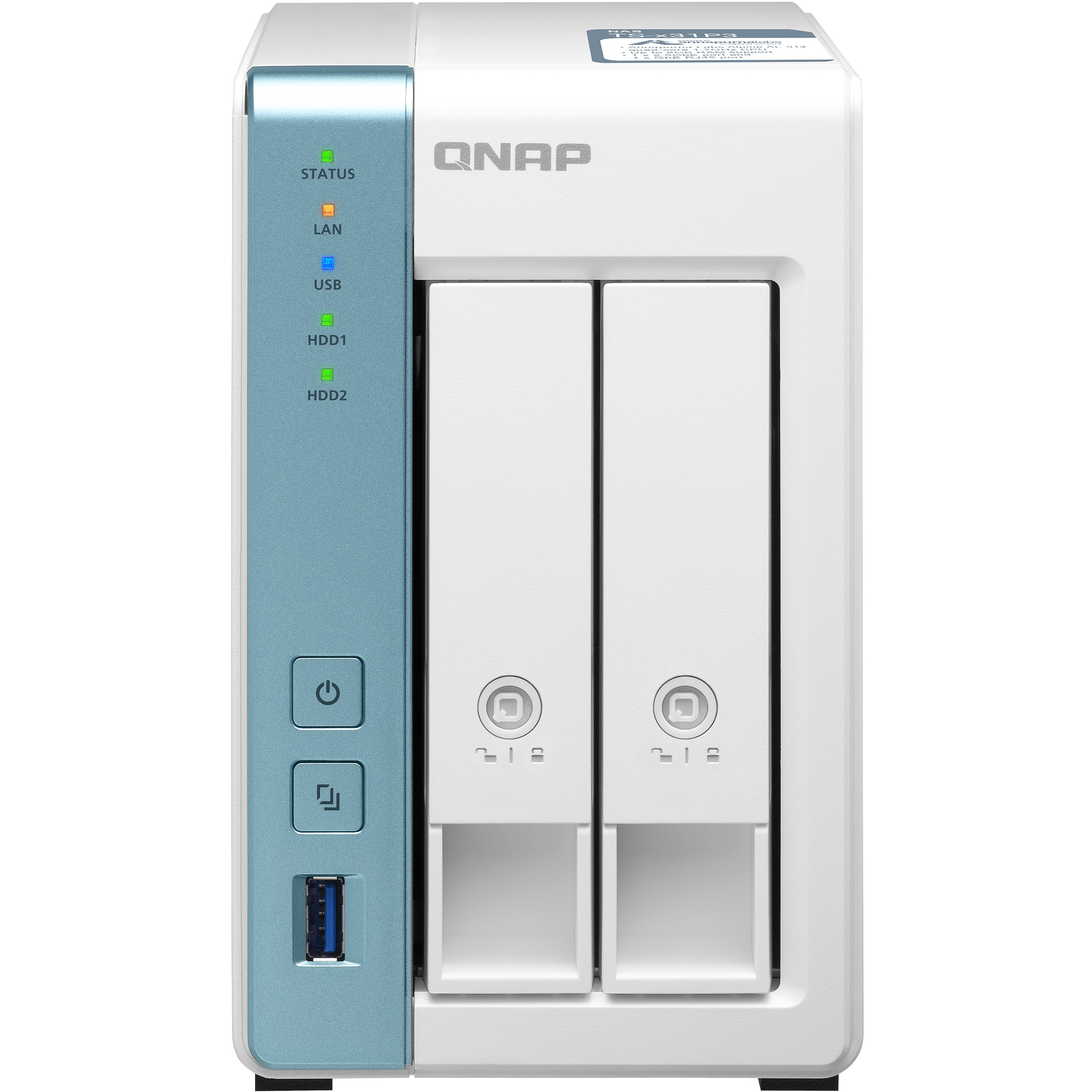 QNAP 2-Bay QNAP TS-233 - 2G 2.0GHz Quad Core