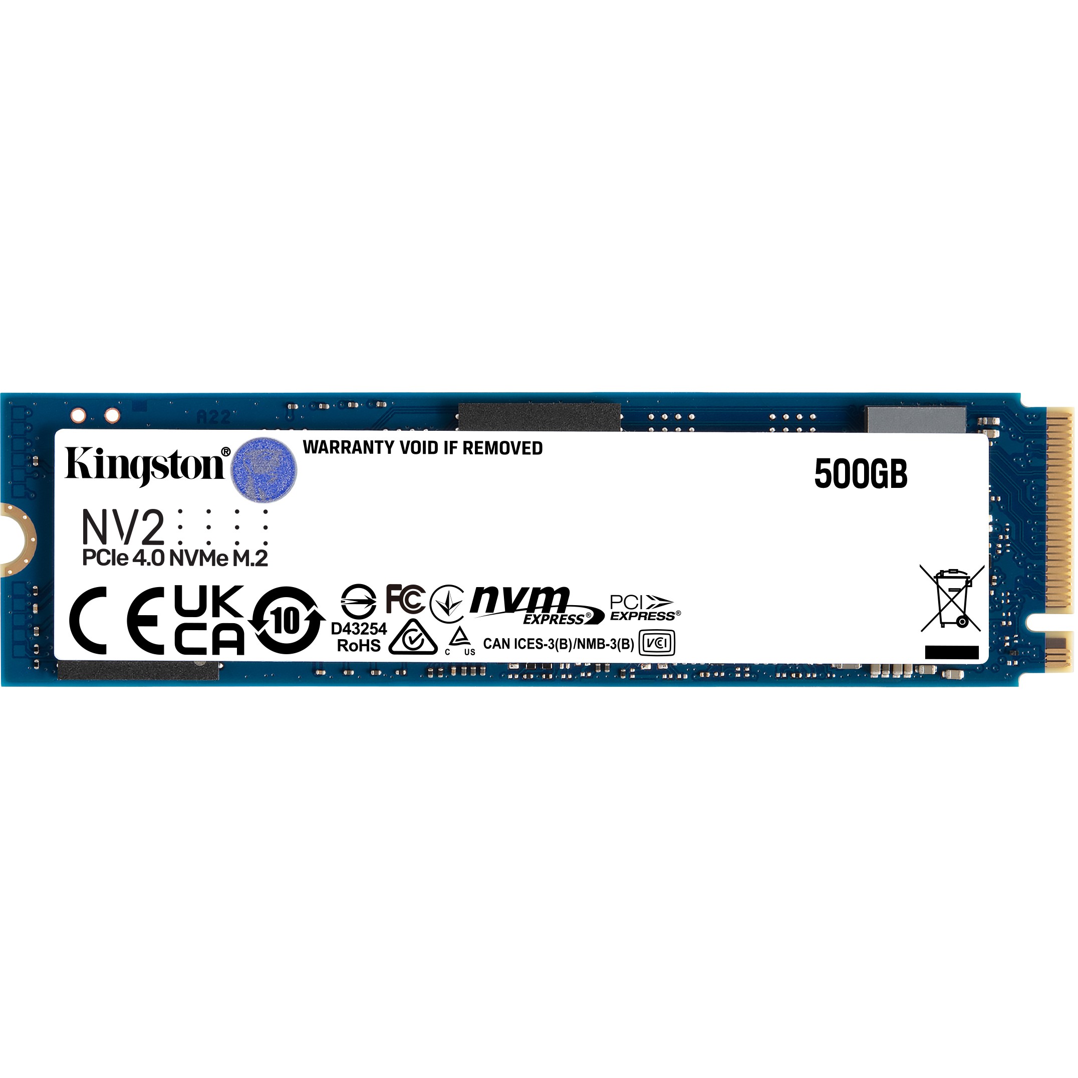 Kingston M.2 500GB Kingston NV2 NVMe PCIe 4.0 x 4