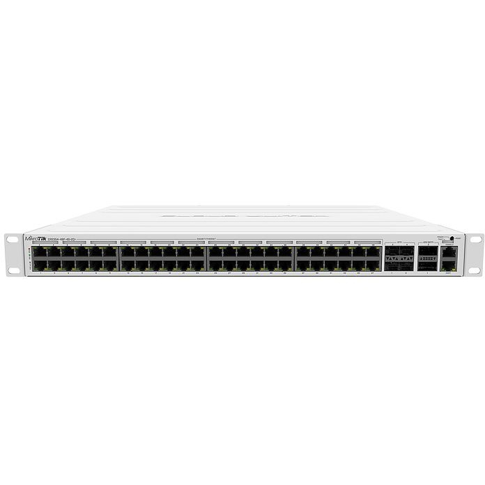 MikroTik 48+6P MikroTik CRS354-48P-4S+2Q+RM 4xSFP+ 2x QSFP+ POE+ RM