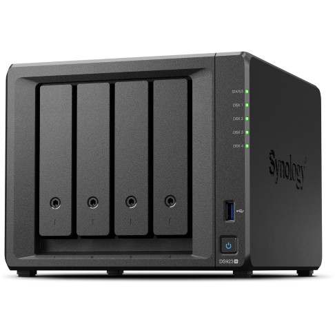 Synology 4-Bay Synology DDR4 ECC 2x USB3.2-I 1 DS923+ 4GB RAM