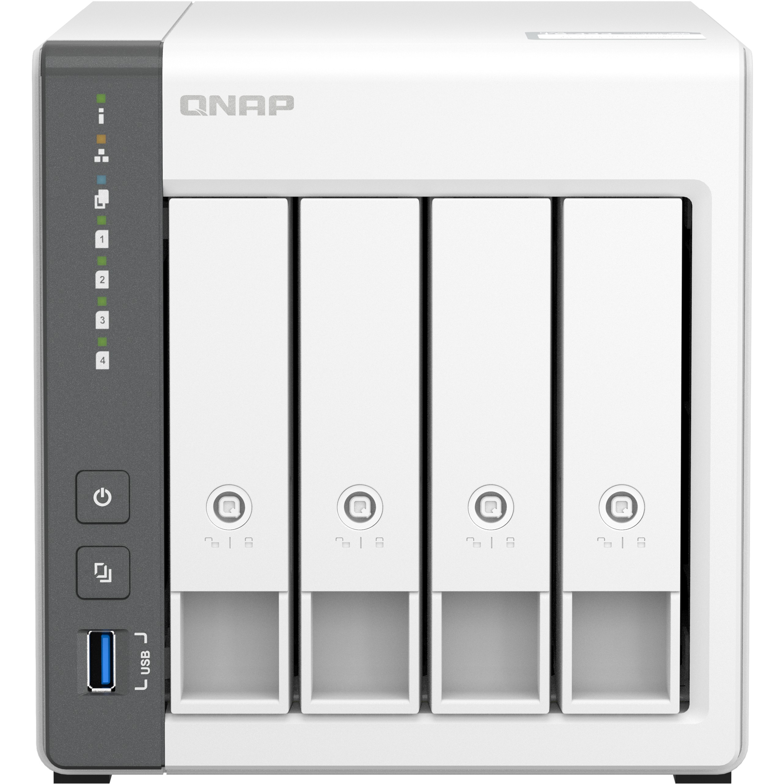 QNAP QNAP TS-433 NAS-Server 4Schächte ARM A55 2GHz SATA 6Gb/s