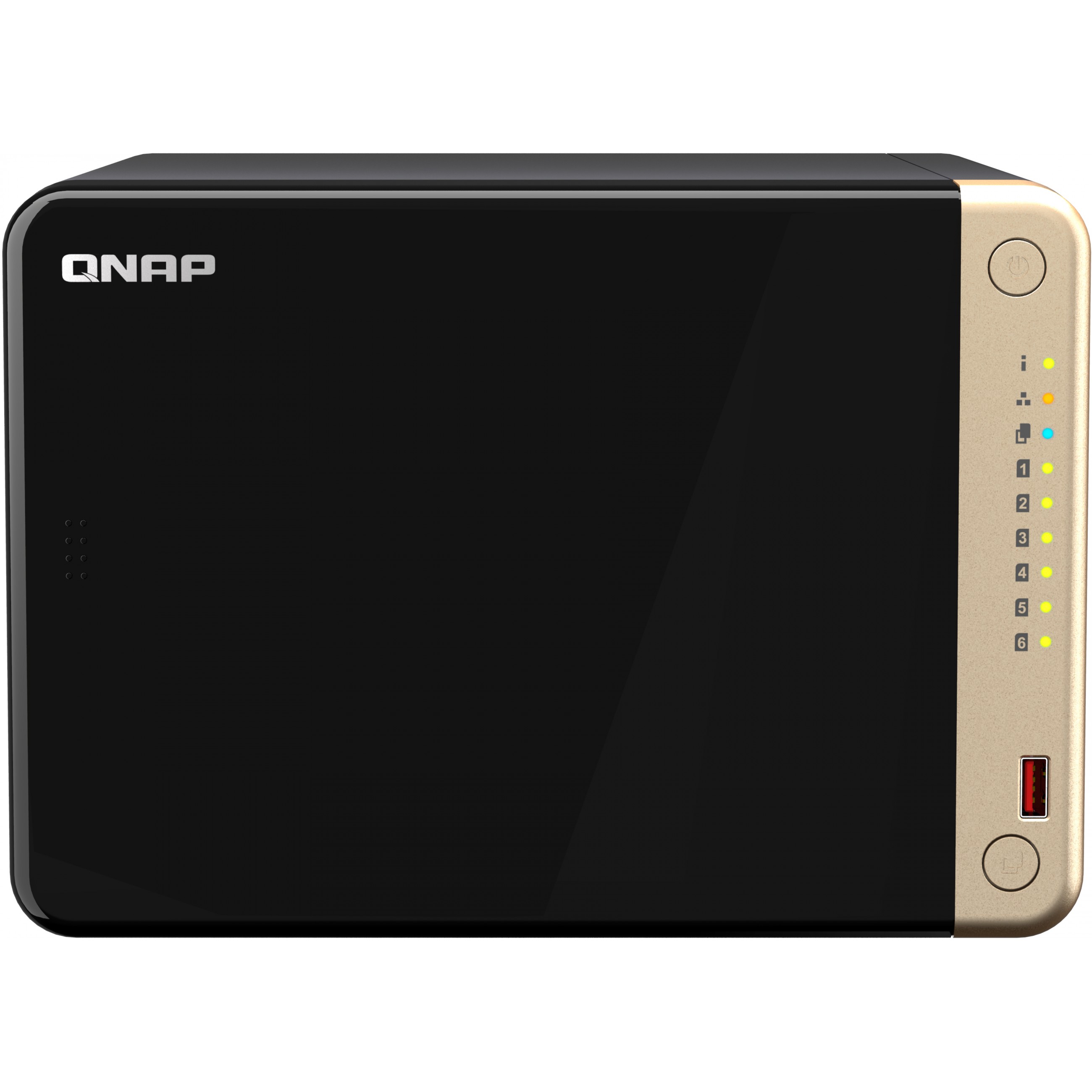 QNAP 6-Bay QNAP TS-664-8G Intel® Celeron® - N5095 - Schwarz