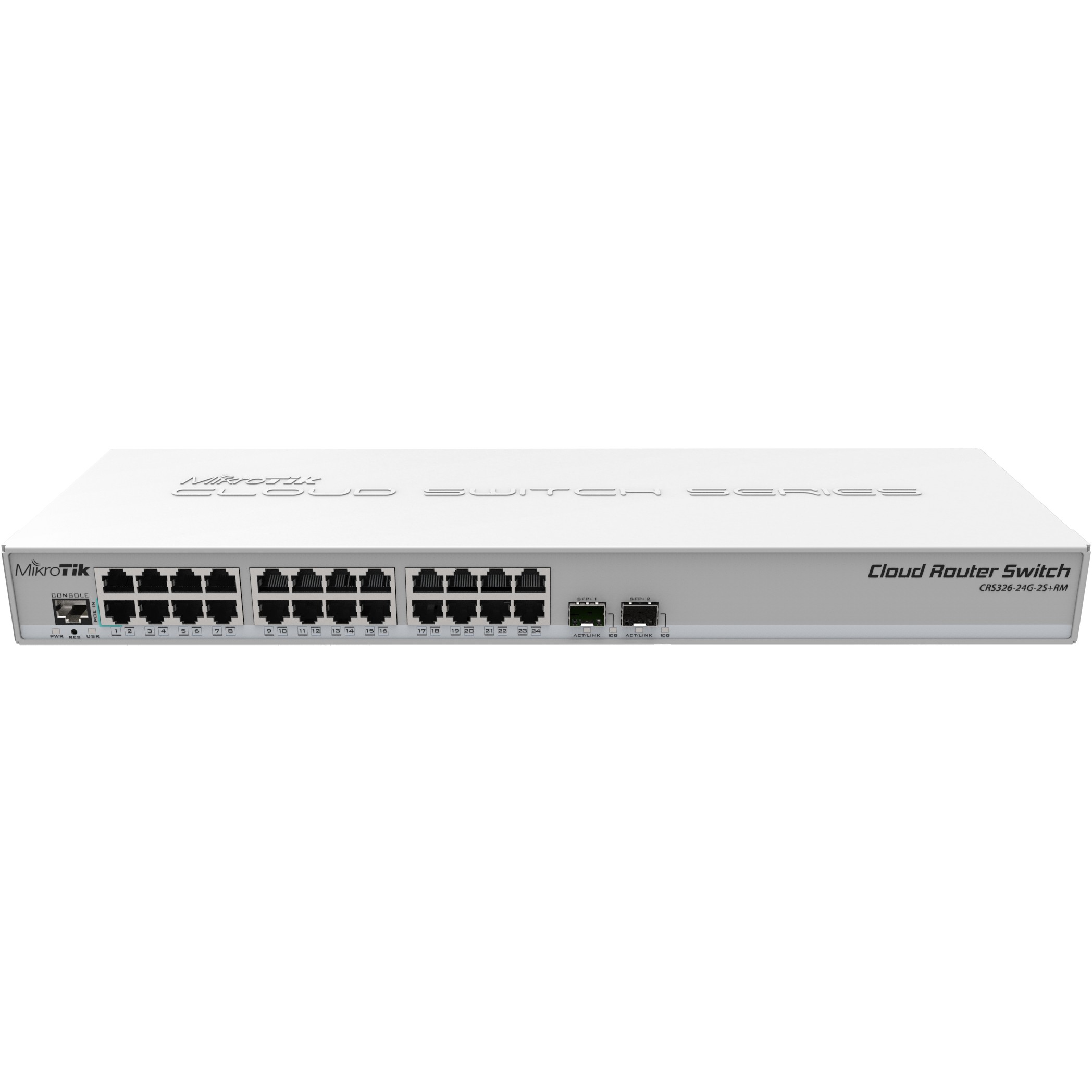 MikroTik 24+2P MikroTik CRS326-24G-2S+RM POE SFP+ M RM