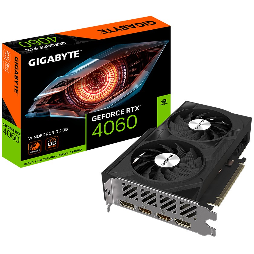 GIGABYTE RTX 4060 8GB Windforce OC GDDR6