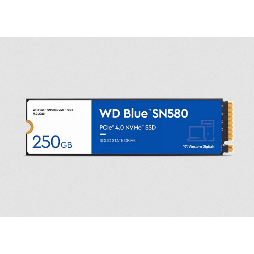 Western Digital M.2 250GB WD Blue SN580 NVMe PCIe 4.0 x 4