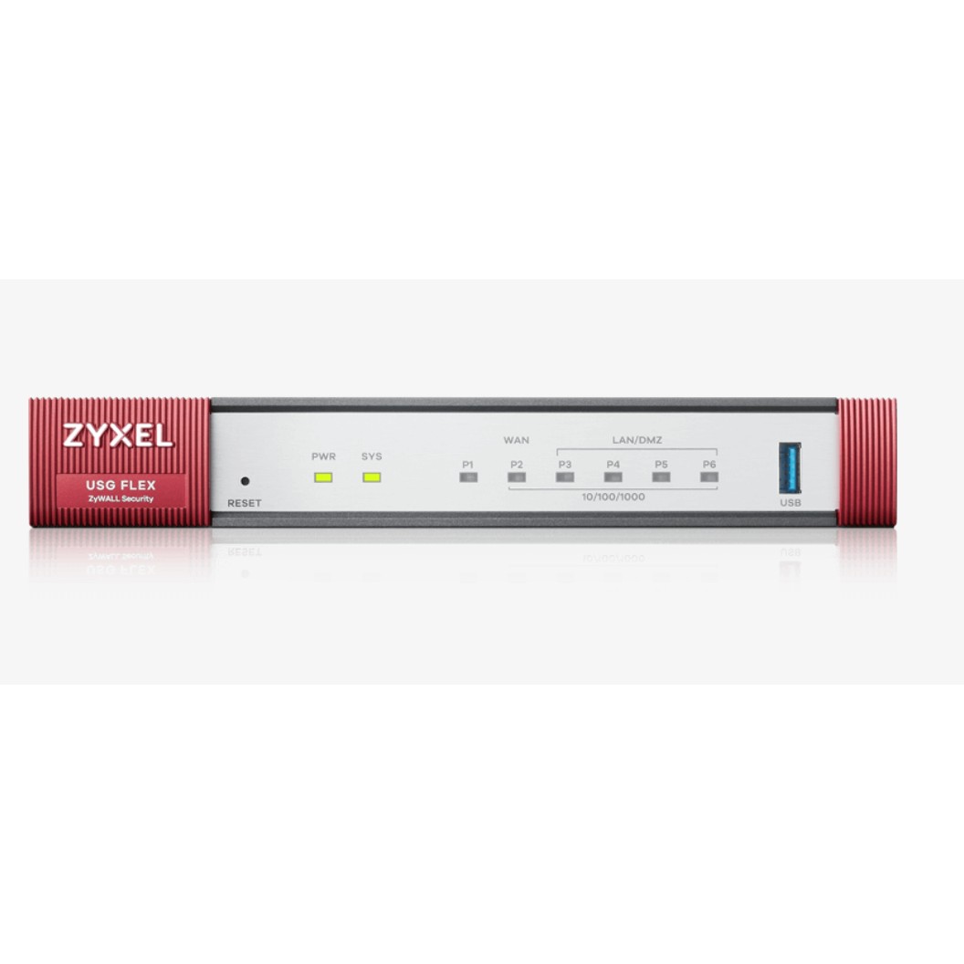 Zyxel NET Firewall Zyxel Nebula ZYWALL USG FLEX 100 - 4xLAN 1Gbit/s + 1xWAN 1Gbit/s