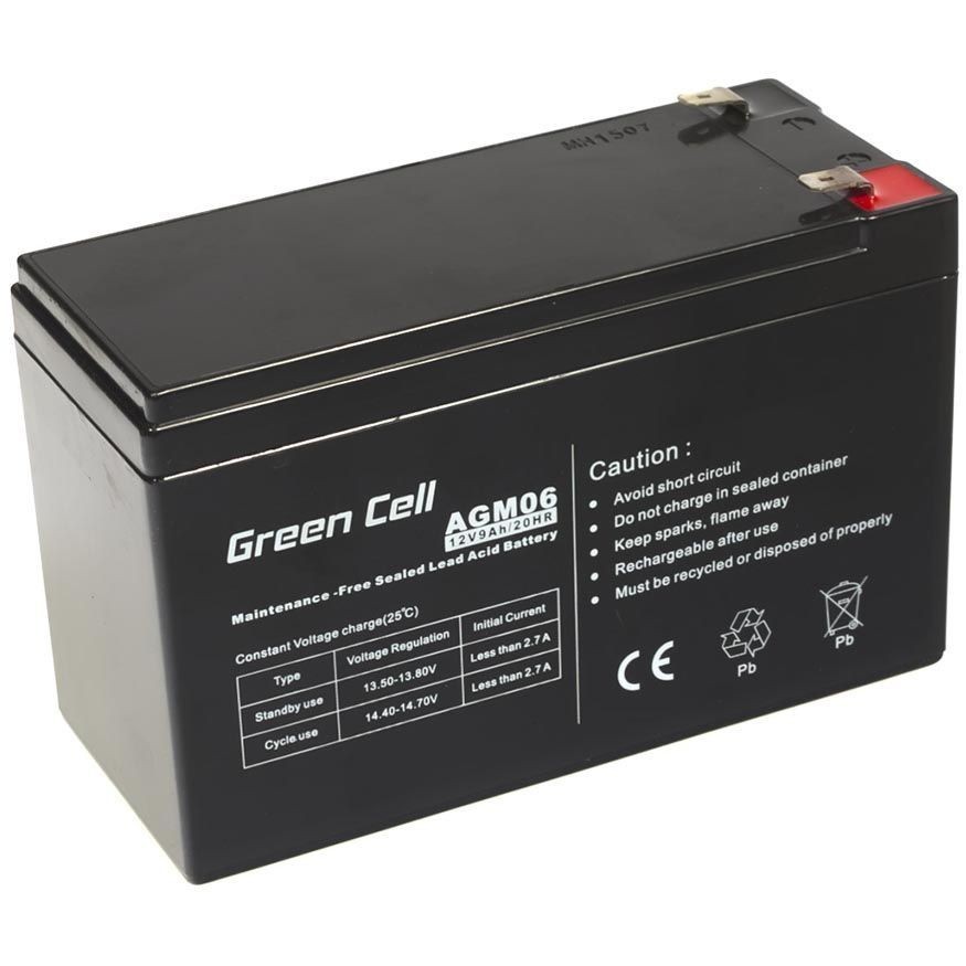 Green Cell Green Cell Ersatzbatterie AGM06 12V/9Ah