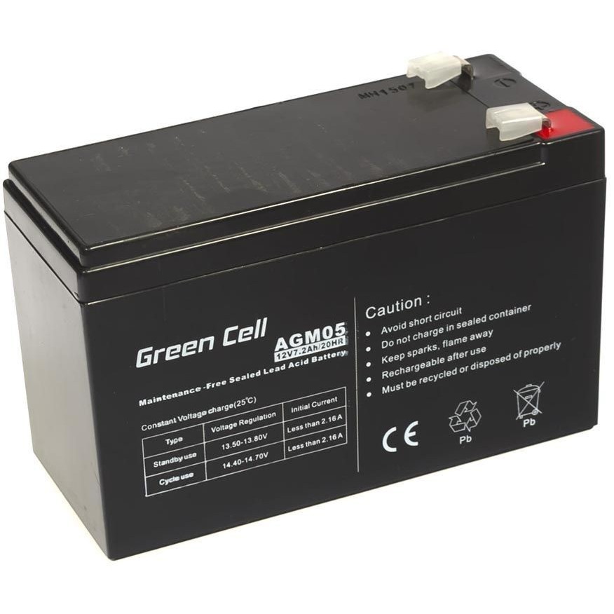 Green Cell Green Cell Ersatzbatterie AGM05 12V/7.2Ah