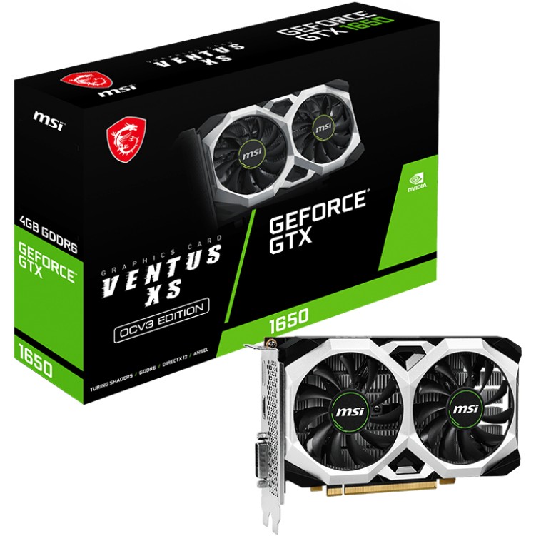 MSI GTX 1650 4GB MSI VENTUS XS OCV3 GDDR6