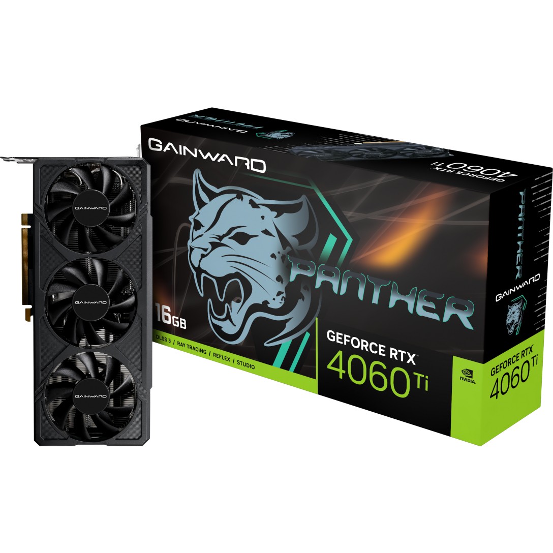 Gainward RTX 4060 Ti 16GB Gainward Panther GDDR6 3Fan