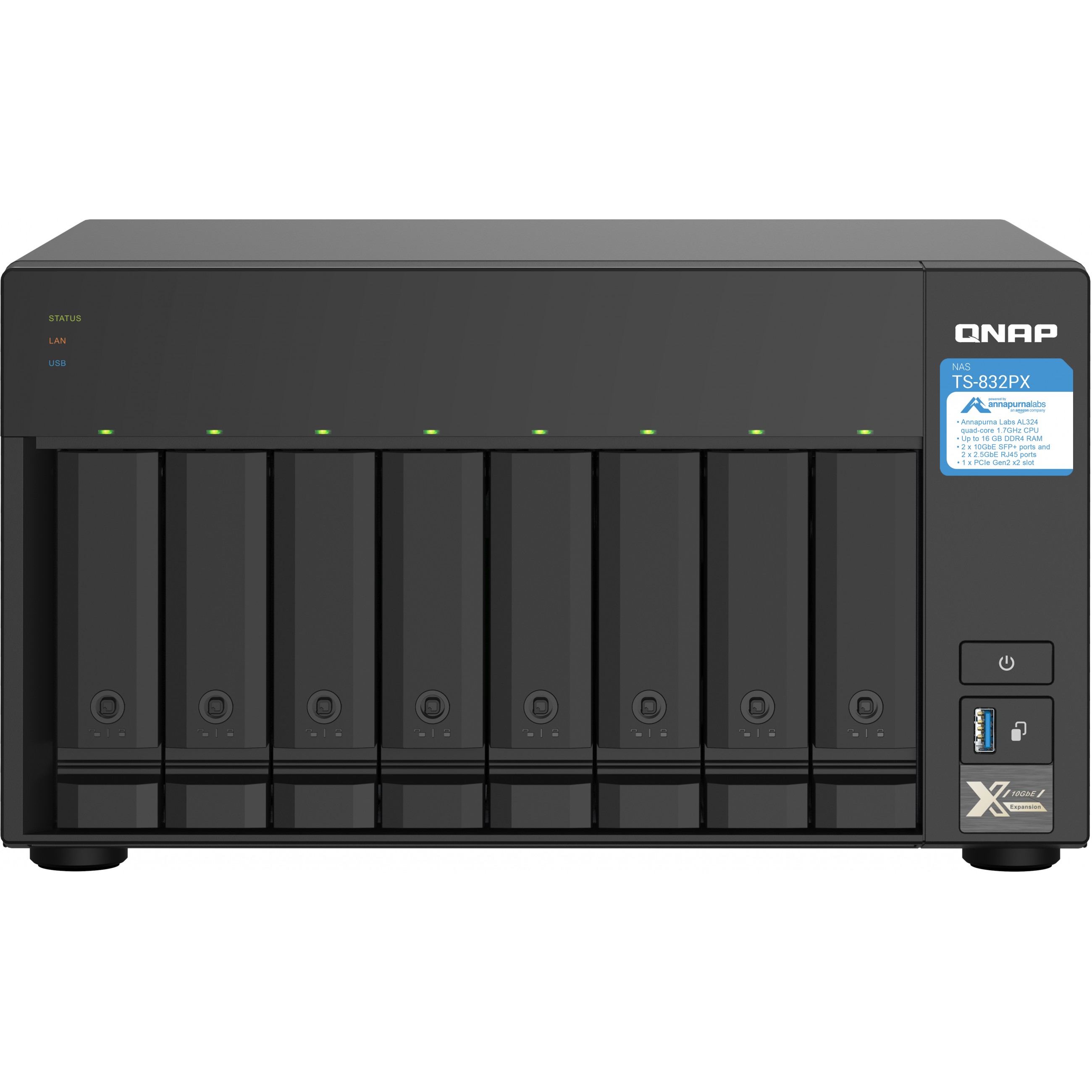 QNAP 8-Bay QNAP TS-832PX-4G