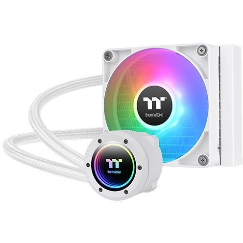 Thermaltake K Cooler Wasserkühlung Thermaltake TH120 V2 ARGB Sync CPU Liquid Cooler Snow Edition