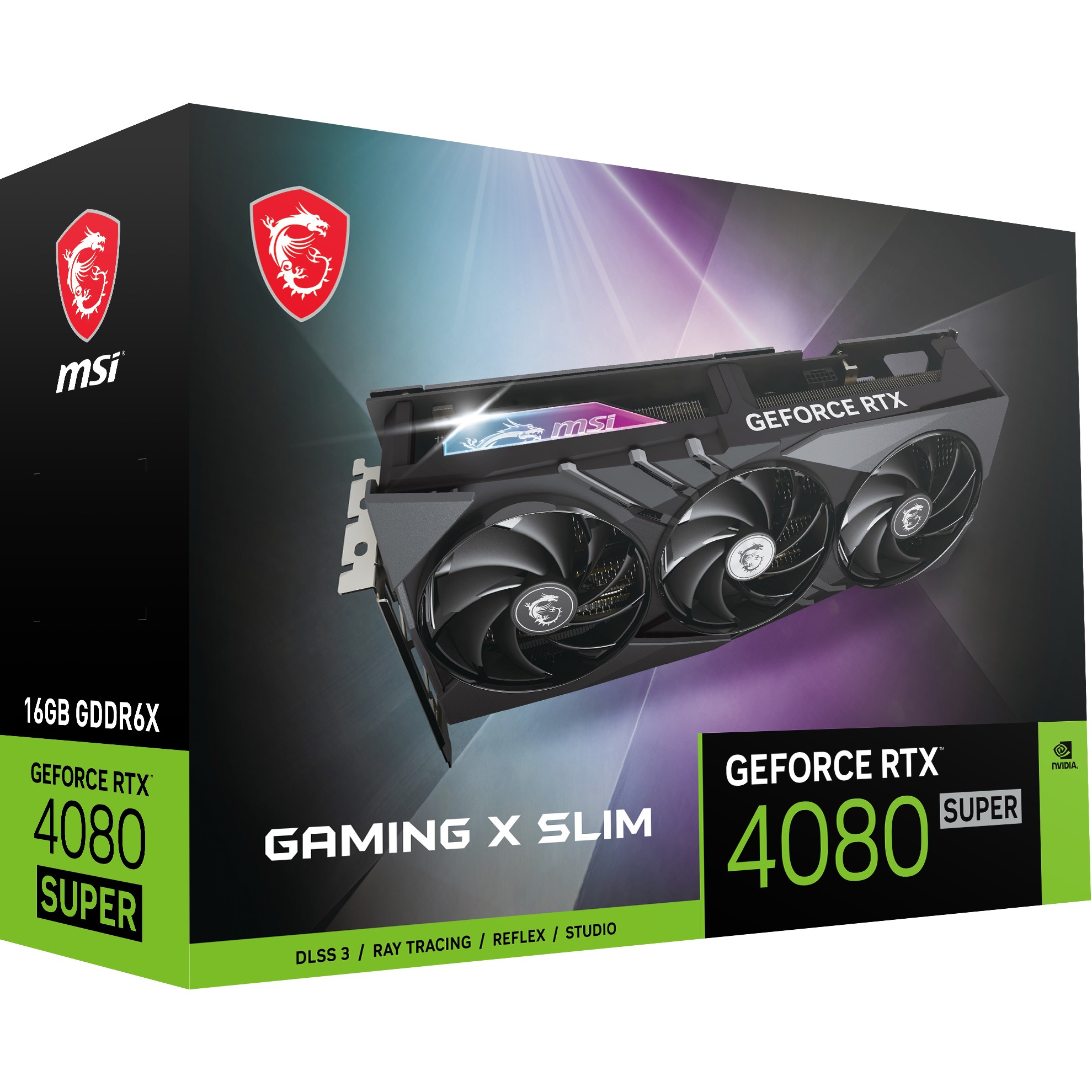 MSI RTX 4080 Super 16GB MSI Gaming X Slim GDDR6X 3Fan