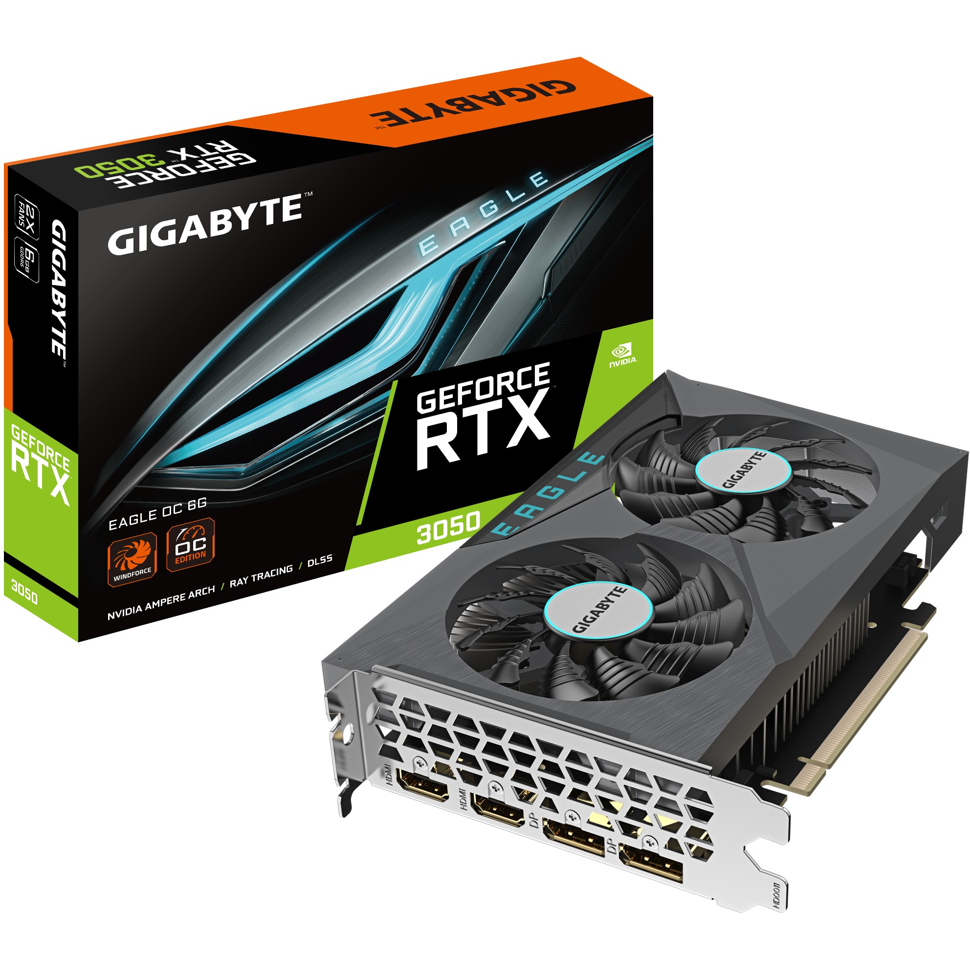 GIGABYTE RTX 3050 6GB Eagle OC GDDR6