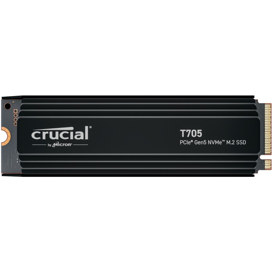 Crucial M.2 4TB Crucial T705 NVMe PCIe 5.0 x 4 with Heatsink