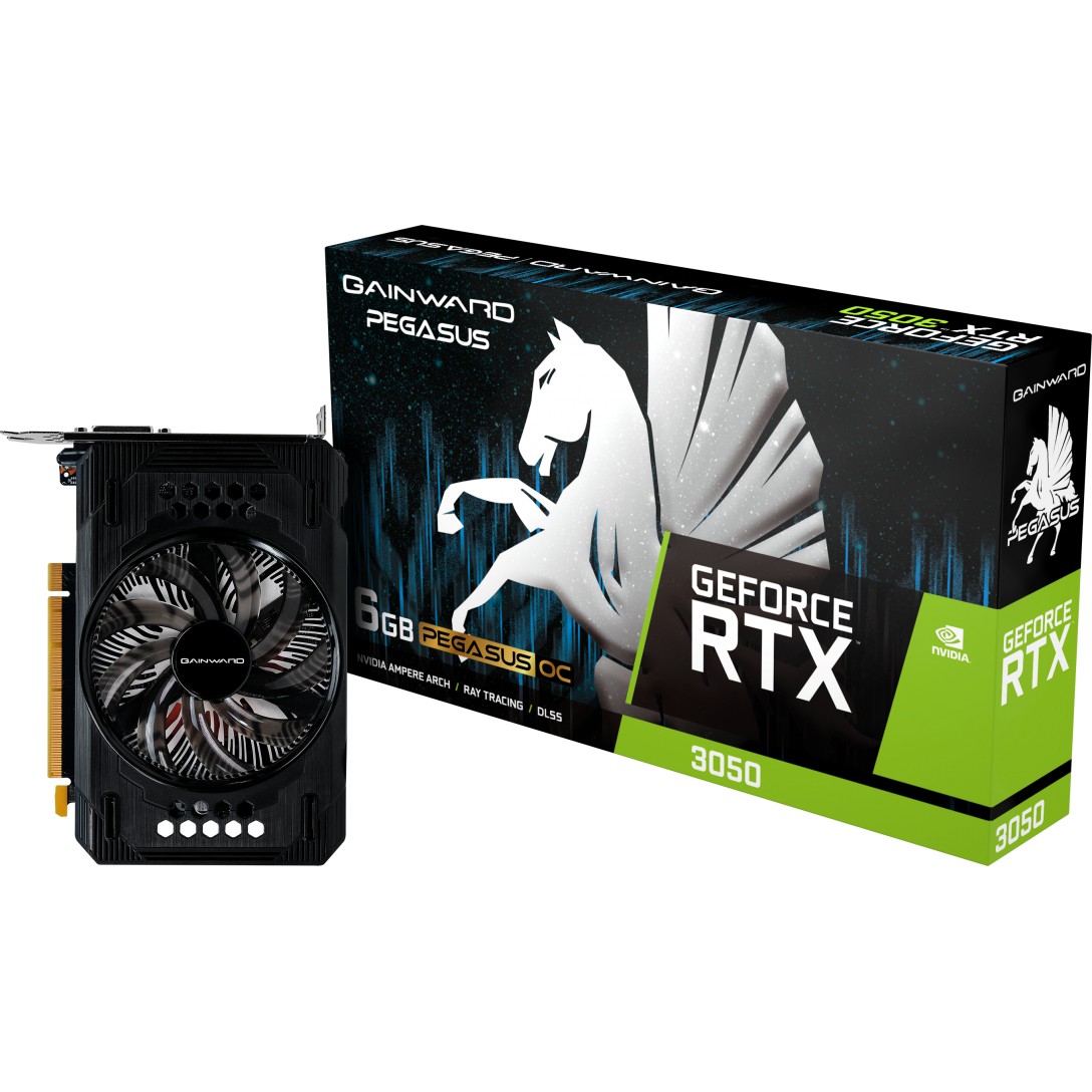 Gainward RTX 3050 6GB Gainward Pegasus GDDR6 1Fan