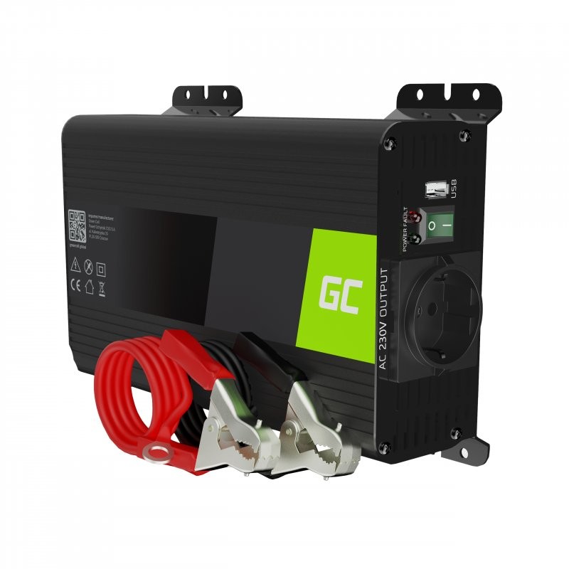 Green Cell Green Cell KFZ Spannungswandler Power Inverter PRO 12V > 230V 300W/600W