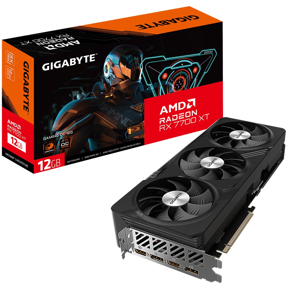 GIGABYTE RX 7700 XT 16GB Gaming OC GDDR6