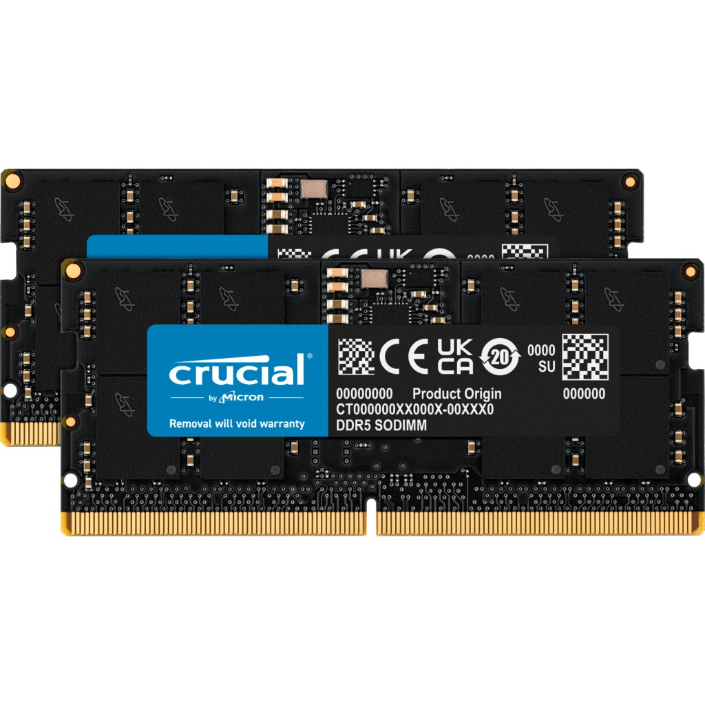 Crucial 4800 32GB Crucial 2x16GB KIT CL40 SODIMM