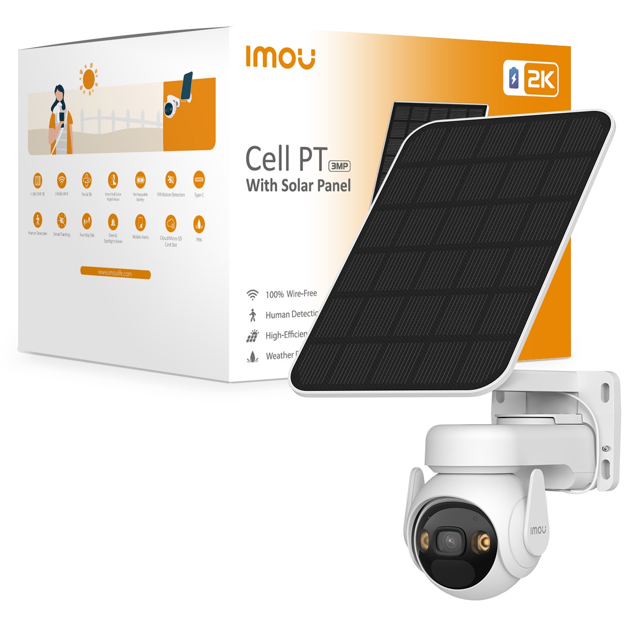 Imou Imou Cell PT + Solar Panel FSP12