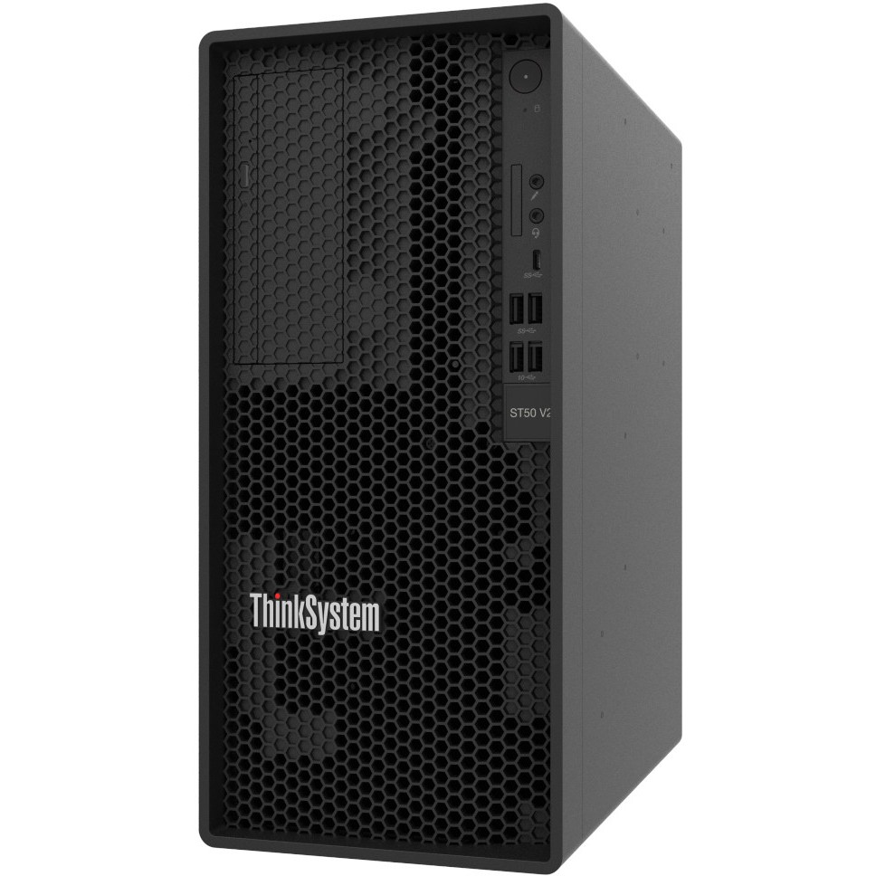 Lenovo Server Lenovo ThinkSystem ST50 V2 - Tower - Xeon E-2324G 3.1 GHz - 16 GB - HDD 2 x 1 TB