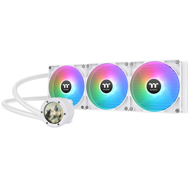 Thermaltake K Cooler Wasserkühlung Thermaltake TH420 V2 Ultra ARGB Sync CPU Liquid Cooler Snow Edition All-In-One