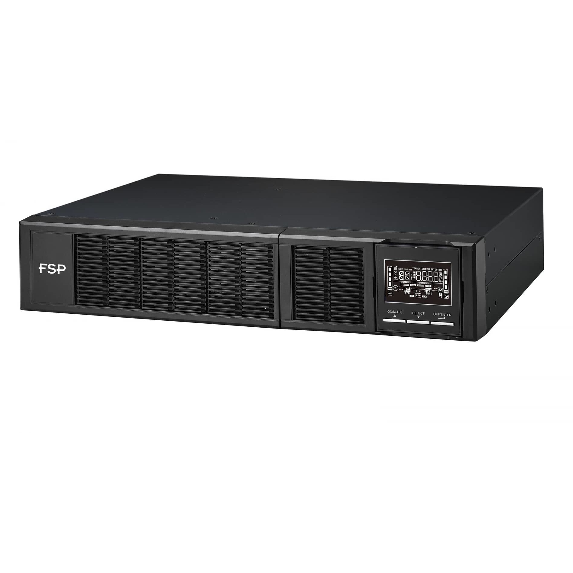 FSP FSP Clippers RT 1K Rack/Tower Online UPS 1000VA 1000W 2x12V/9Ah Batterie