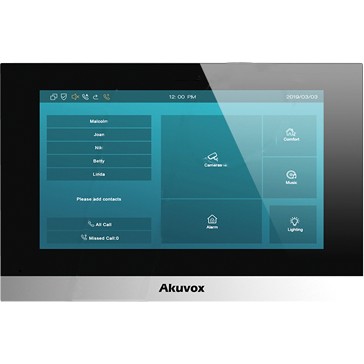 Akuvox Indoor-Station C315S with logo, Touch Screen, Android, POE, silver