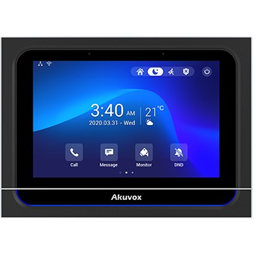 Akuvox Indoor-Station X933W Touch Screen, Android, Wi-Fi, black