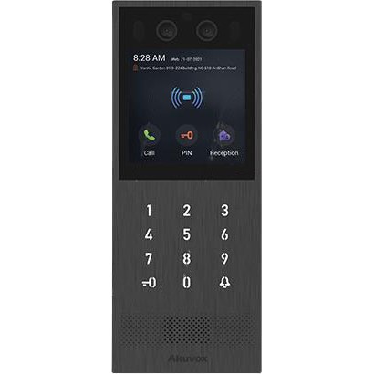 Akuvox Video-TFE X912S Kit On-Wall, big touch screen, card reader, black