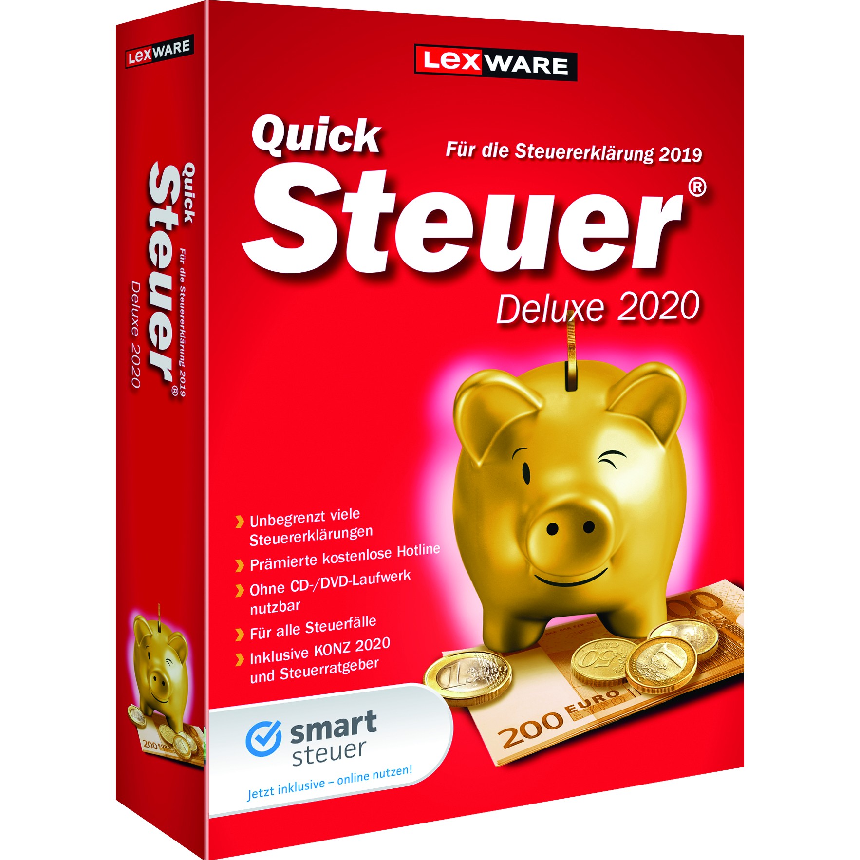 Lexware Lexware QuickSteuer Deluxe 2020 - 10 Einheiten - ESD-DownloadESD