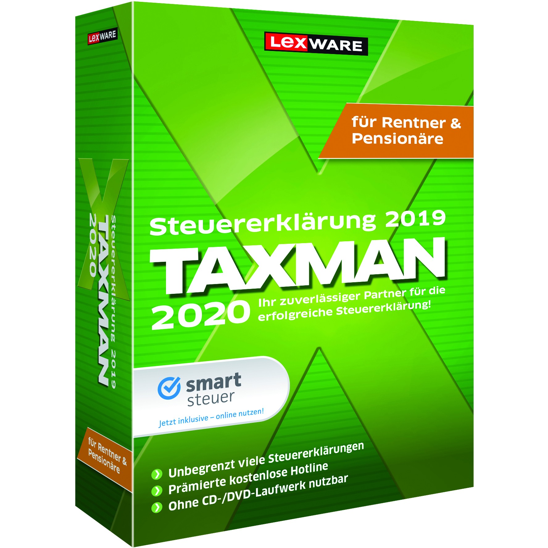 Lexware Lexware Taxman 2020 für Rentner&Pensionäre - 1 Device - ESD-DownloadESD