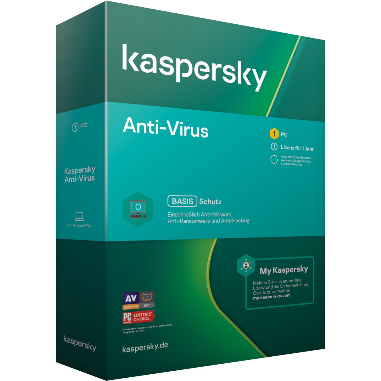 Kaspersky Kaspersky Anti-Virus - 1 Device, 1 Year - Box