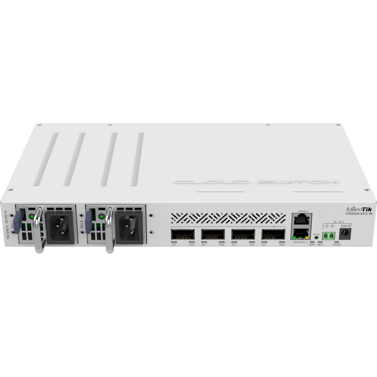 MikroTik 16P+4 Mikrotik CRS504-4XQ-IN QSFP28 M RM