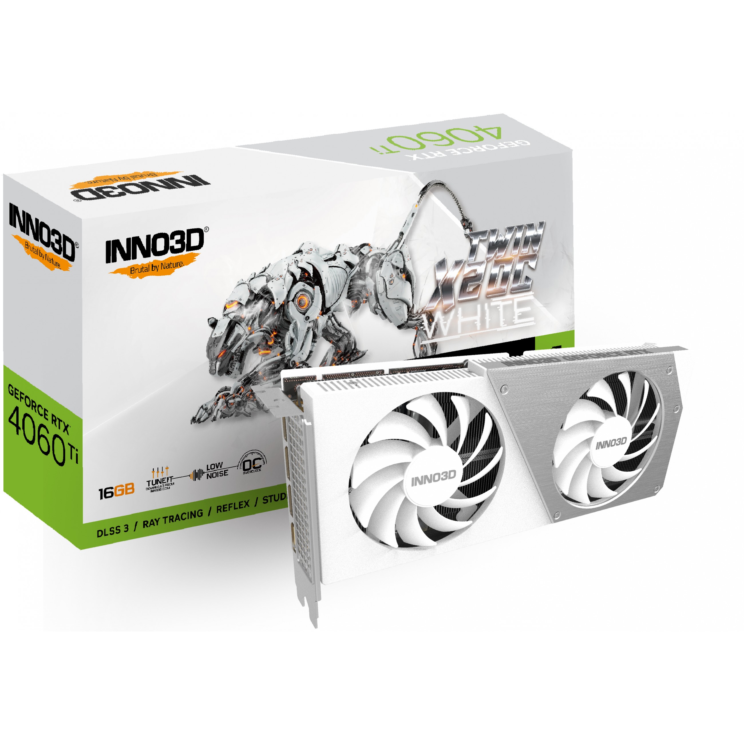 Inno3D RTX 4060 Ti 16GB Inno3D Twin X2 OC White GDDR6